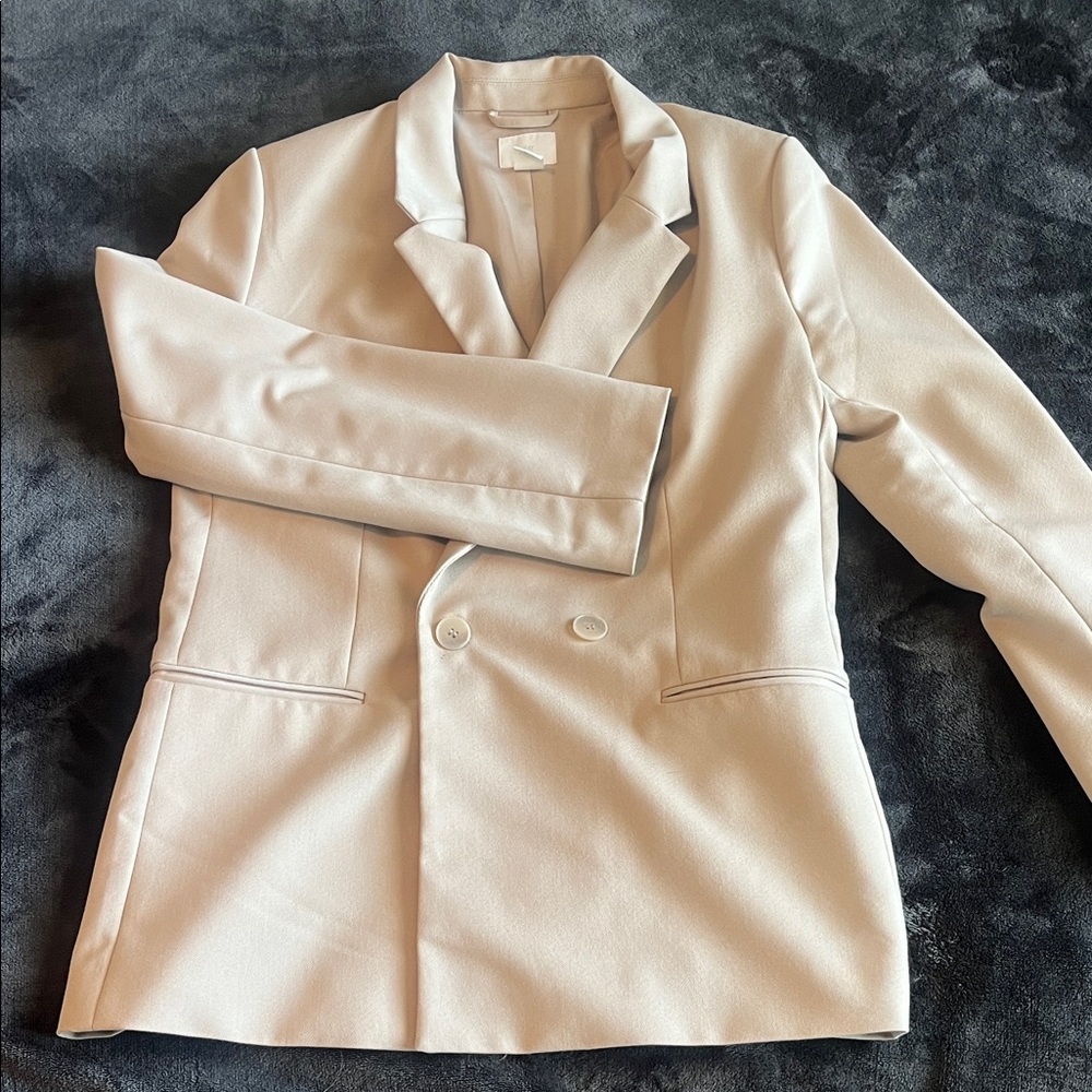 H&M Beige Blazer Jacket